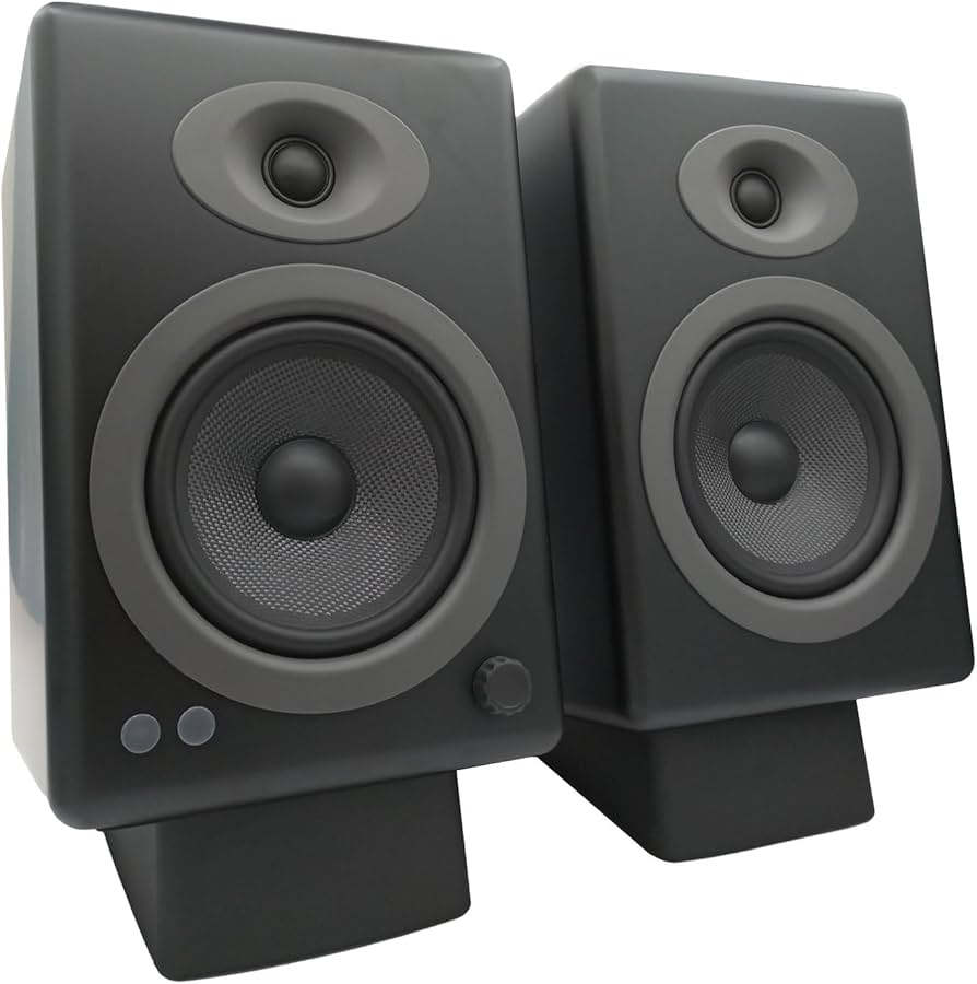 Amazon.com: Audioengine A5 Black Powered Bookshelf Speakers and