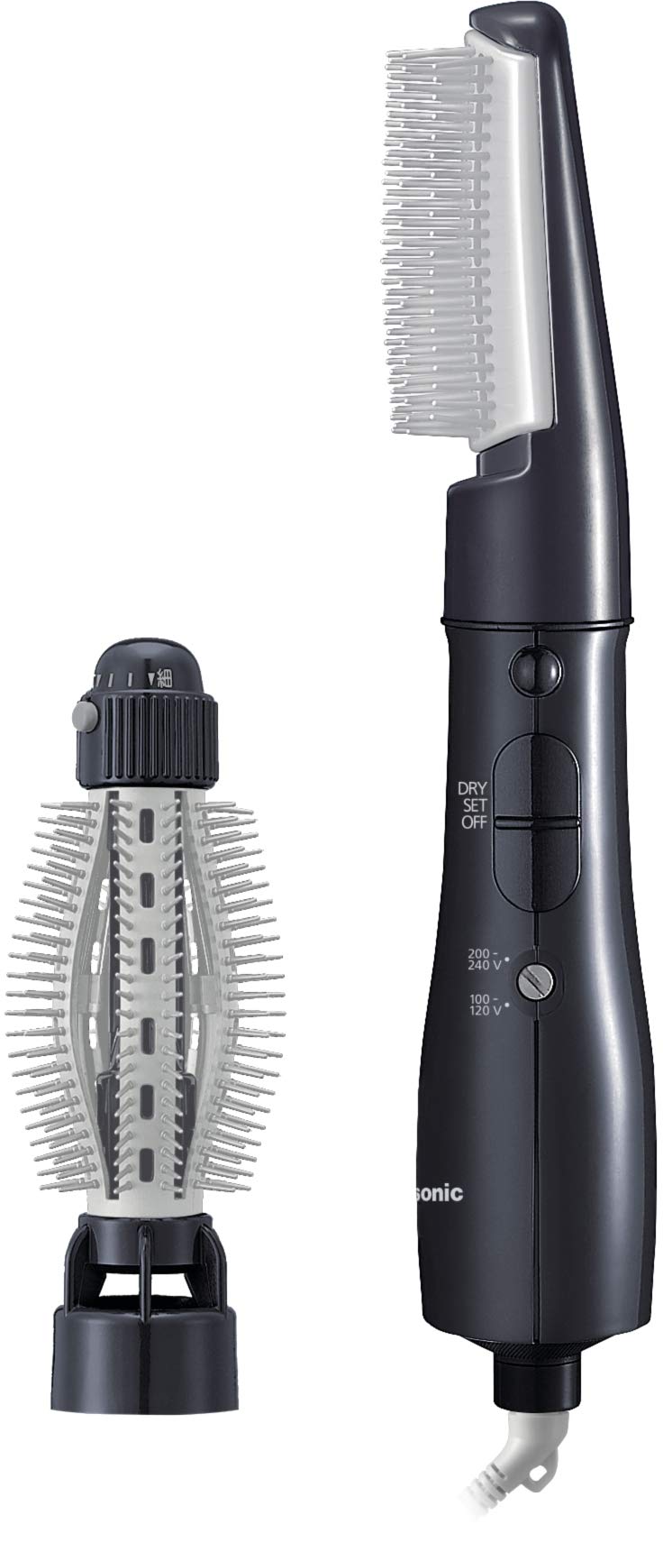 Amazon.co.jp: パナソニック くるくるドライヤーZIGZAG 海外対応 黒 EH