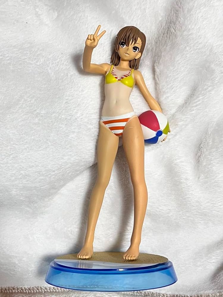 Amazon.co.jp: とある科学の超電磁砲 S 御坂美琴 水着 フィギュア