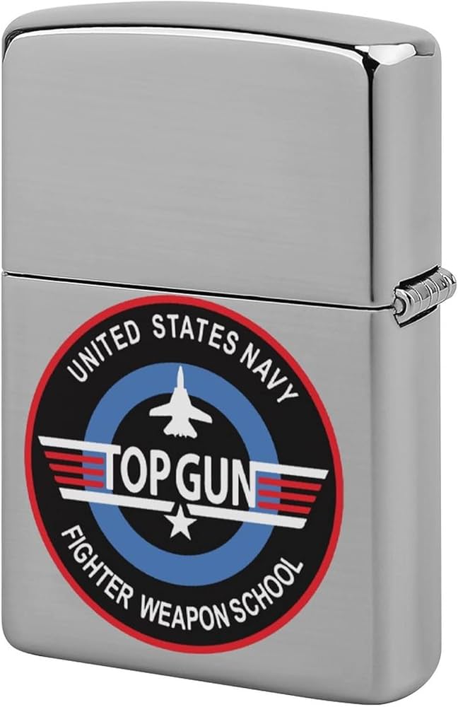 Amazon.co.jp: Zippoライター兼用ケース メンズ トップガン