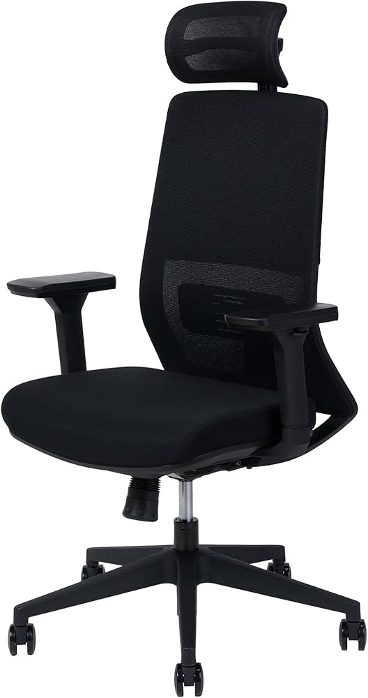 Amazon | イトーキ サリダ YL7R ブラック オフィスチェア【全身を