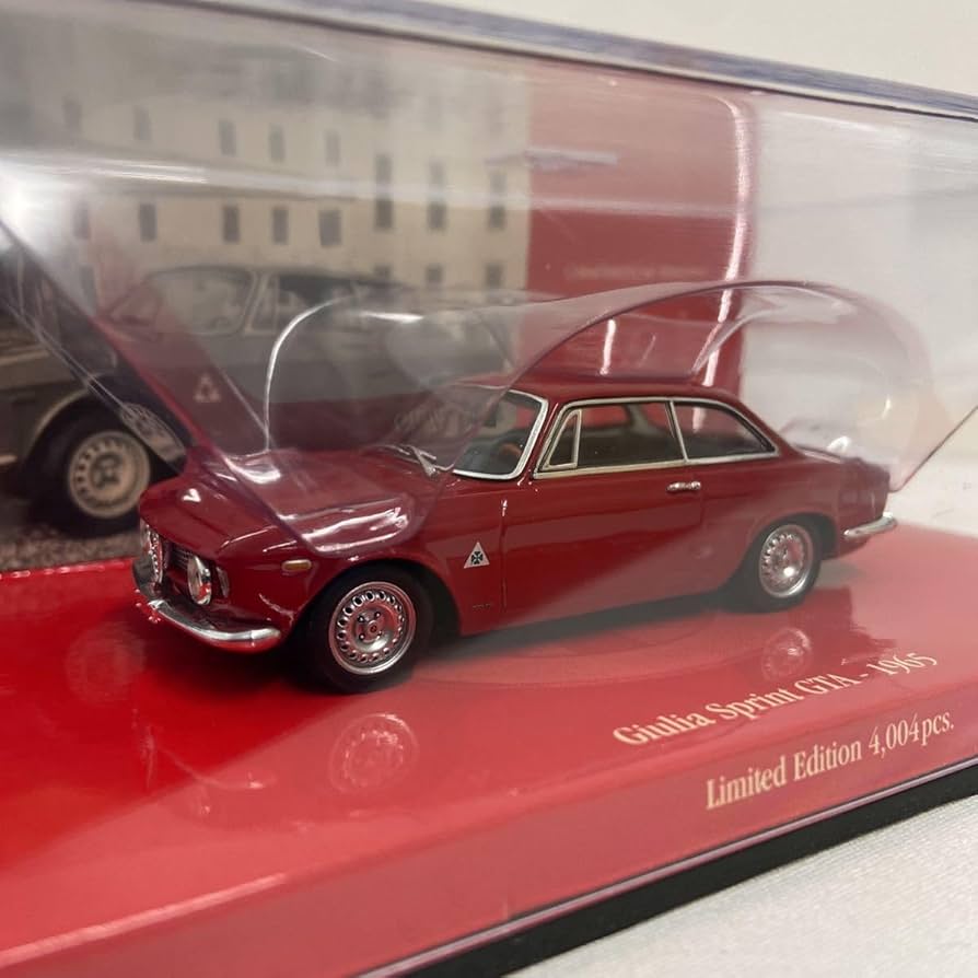 Amazon | MINICHAMPS 1/43 Alfa Romeo Giulia Sprint GTA 1965年 Red