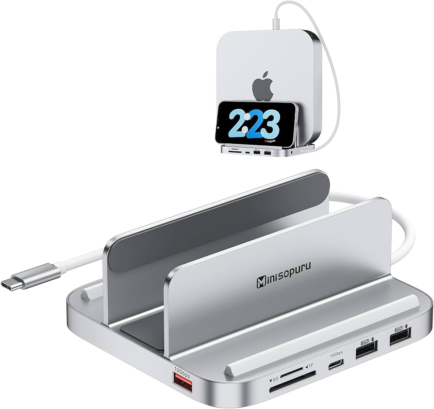Amazon.com: Minisopuru Mac mini Dock & Stand with M.2 NVMe SSD