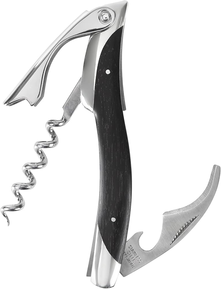 Amazon｜アスロ ソムリエナイフ (黒檀) EW｜ソムリエナイフ オンライン通販