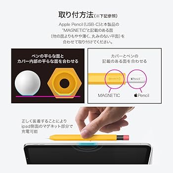 Amazon.co.jp: 【elago】 Apple Pencil USB-C 対応 カバー かわいい