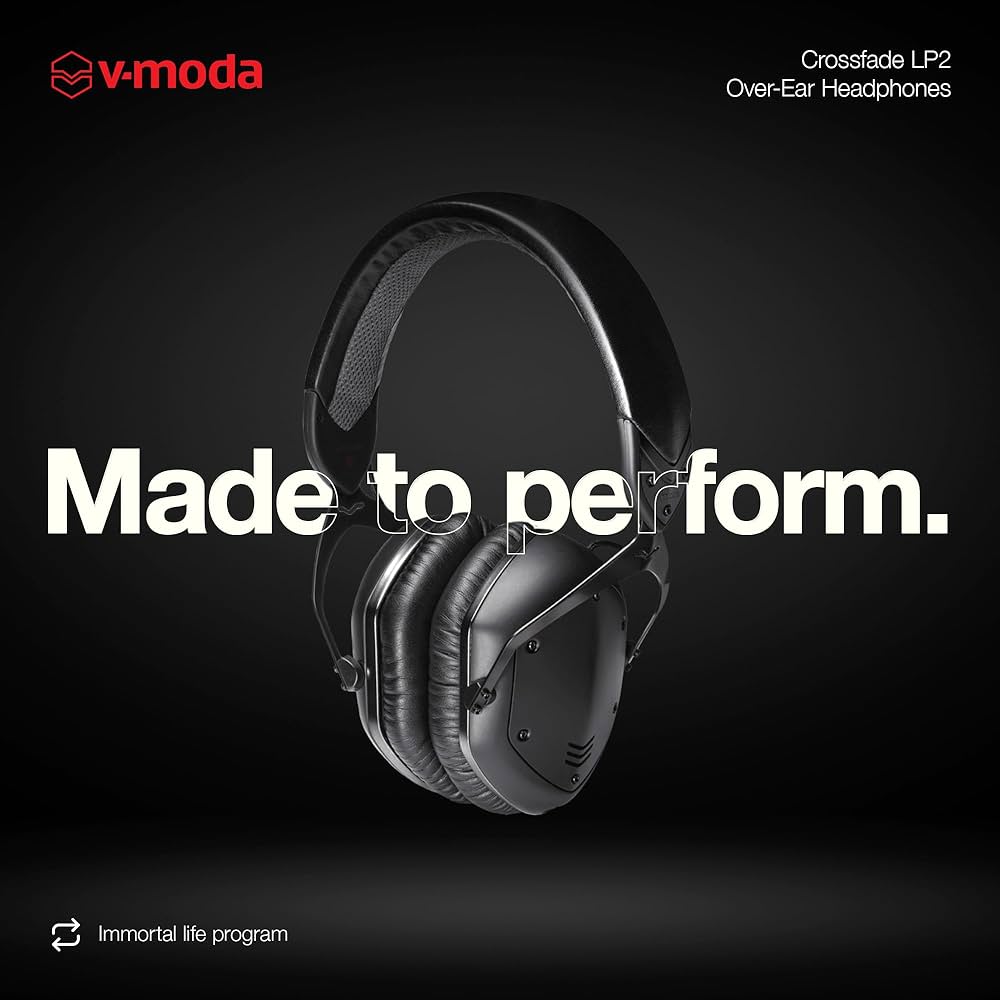 Amazon.co.jp: V-MODA Crossfade LP2 XFL2V-U-MBLACK オーバーイヤー
