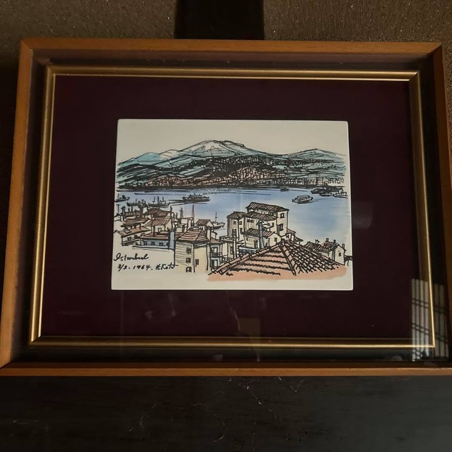 人間国宝 加藤土師萌さんの作品 イスタンブールスケッチ4号