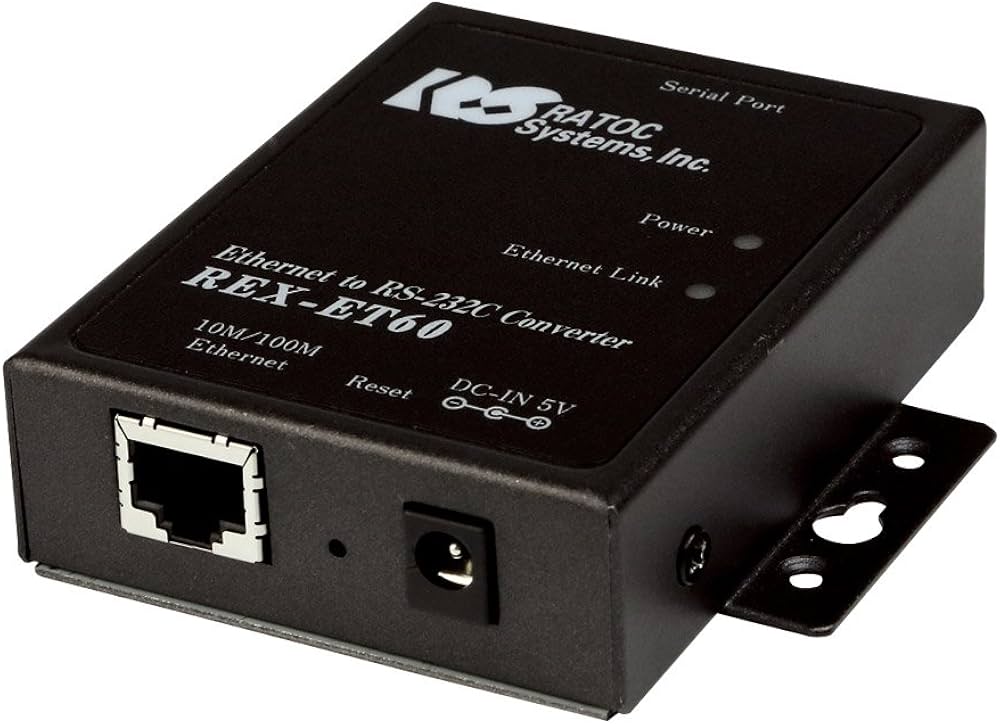 Amazon.co.jp: ラトックシステム Ethernet to RS-232Cコンバーター REX