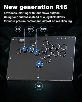 Amazon.com: Haute42 Leverless Controller Arcade Stick: Haute42 R16