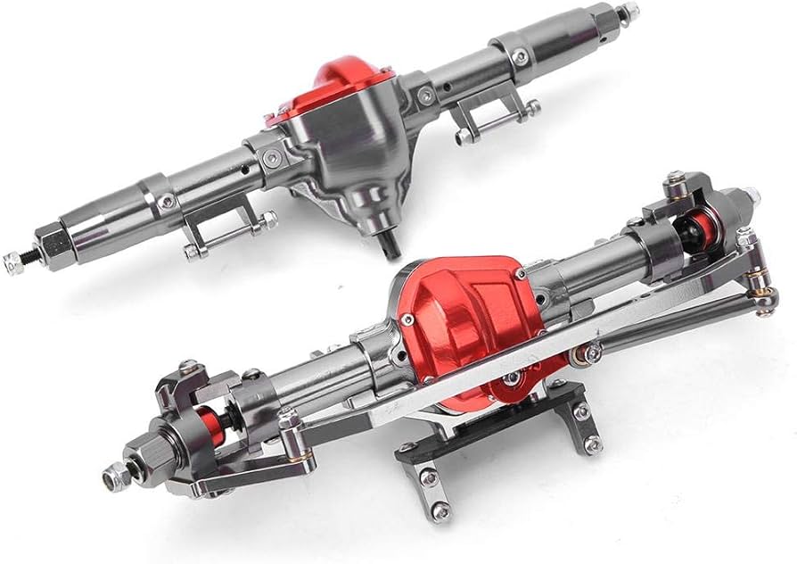 Amazon | Dilwe RCカーアクスルセット フロント リアアクスル