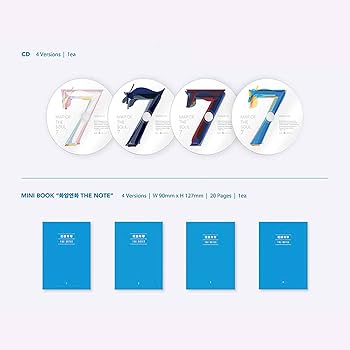 BTS Album - MAP OF SOUL : 7 [ 4 ver. ] Package + Photo Book +