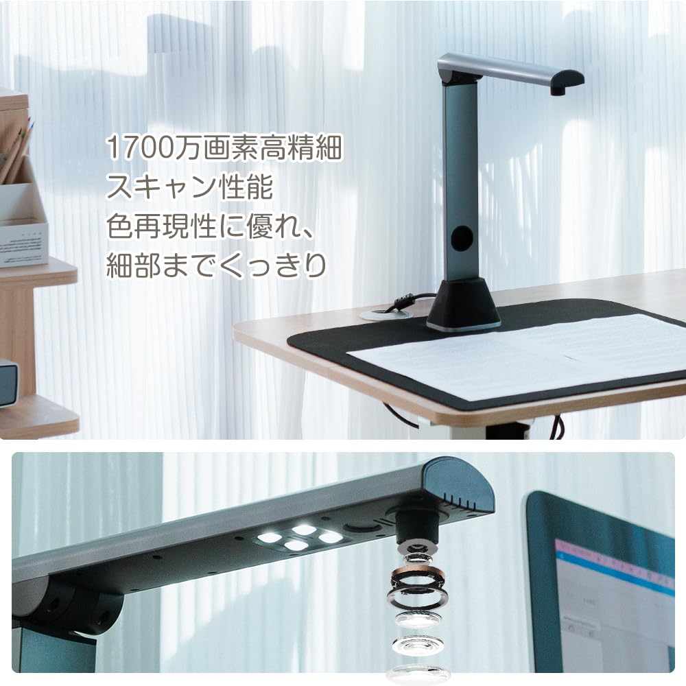 Amazon | iCODIS スキャナー ドキュメントスキャナー 非破壊 書画