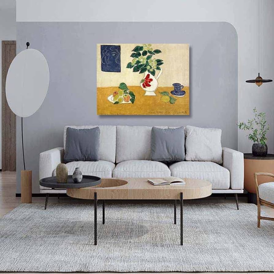 Amazon.co.jp: アンリ・マティス“ツタの花”表現主義壁飾りポスター