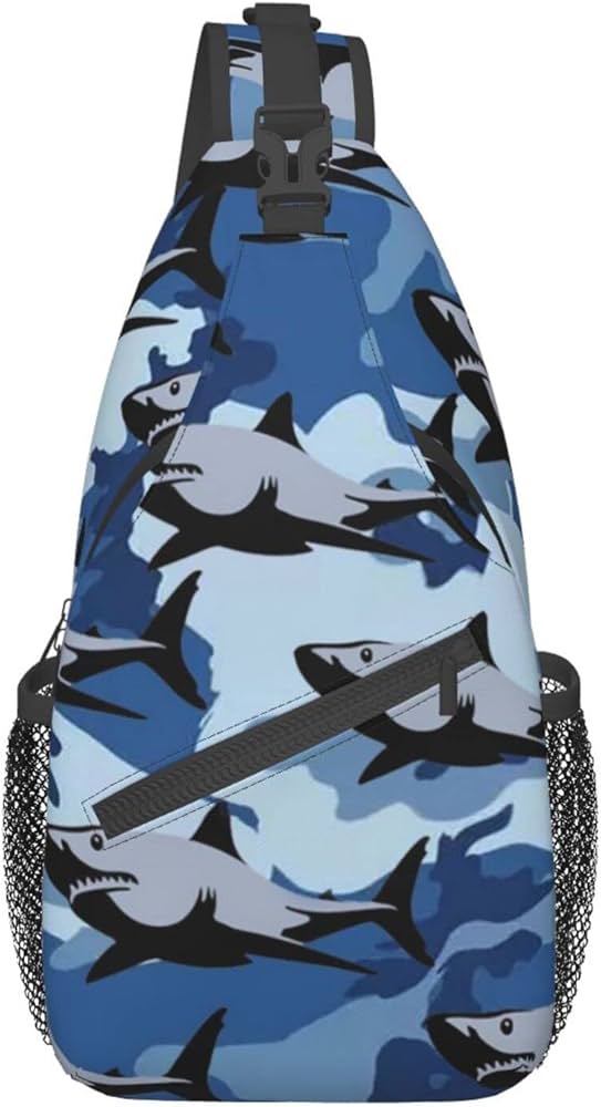 Amazon.co.jp: 斜め掛けバッグ メンズ 迷彩柄 ブルー カモフラージュ