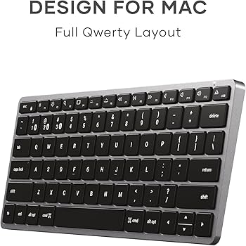 Amazon.com: Satechi Slim X1 Bluetooth Backlit Keyboard for Mac