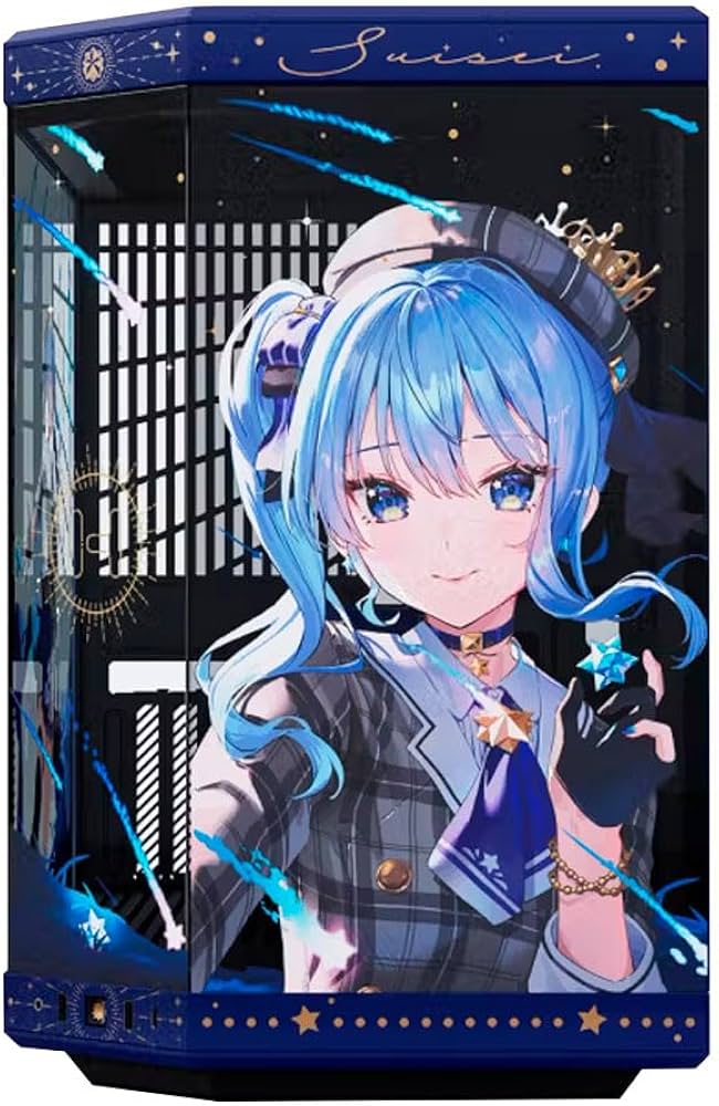 Amazon.co.jp: hololive所属VTuber「星街すいせい」コラボ PCケース