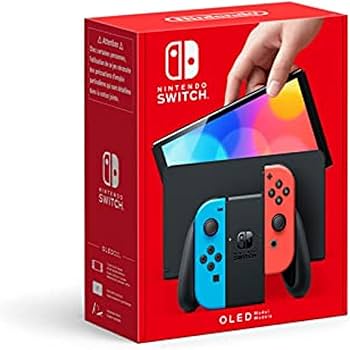 Amazon.com: Nintendo Switch (OLED Model) - Neon Blue/Neon Red