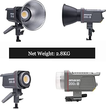 Aputure Amaran 200x S with Light Dome SE Softbox Kit, 200W Bi