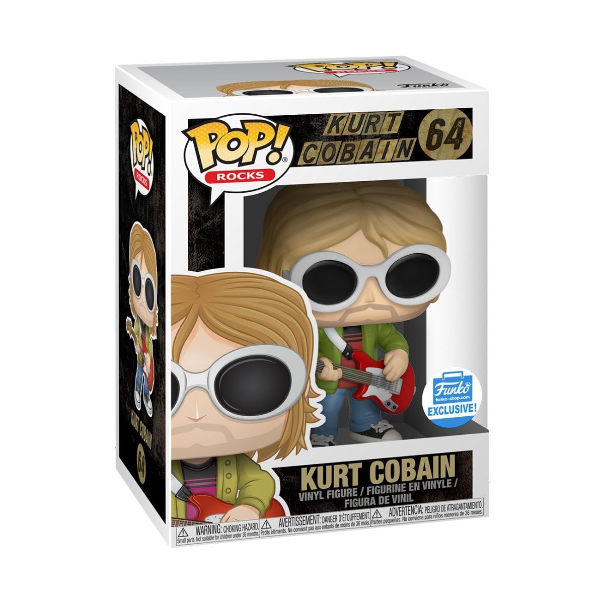 Amazon.co.jp: Funko POP 。Kurt Cobain withサングラス# 64 Funko