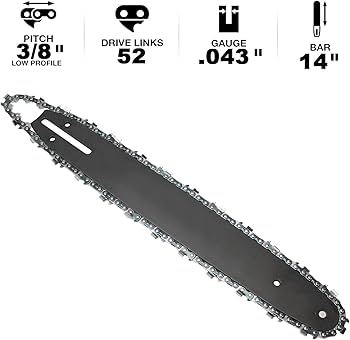 Amazon.com : AAAQQ 14 Inch Chainsaw Chain for Makita E-00228 XCU03