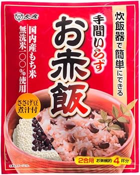 Amazon | 虎屋産業 手間いらずお赤飯 350g×10個 | 虎屋産業 | ごはん