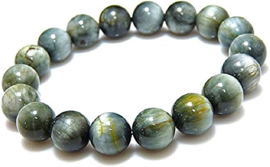 Amazon.co.jp: [京珠堂] 洞察力 AAA 浪眼石 ウルフアイ 10mm 天然石