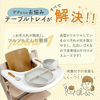 Amazon | ストッケ 互換品トレイ トリップトラップ 専用 ベビーチェア