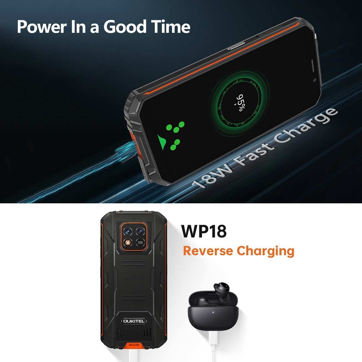 OUKITEL WP5 Pro Outdoor akıllı telefon, sözleşmesiz, 4G Dual SIM