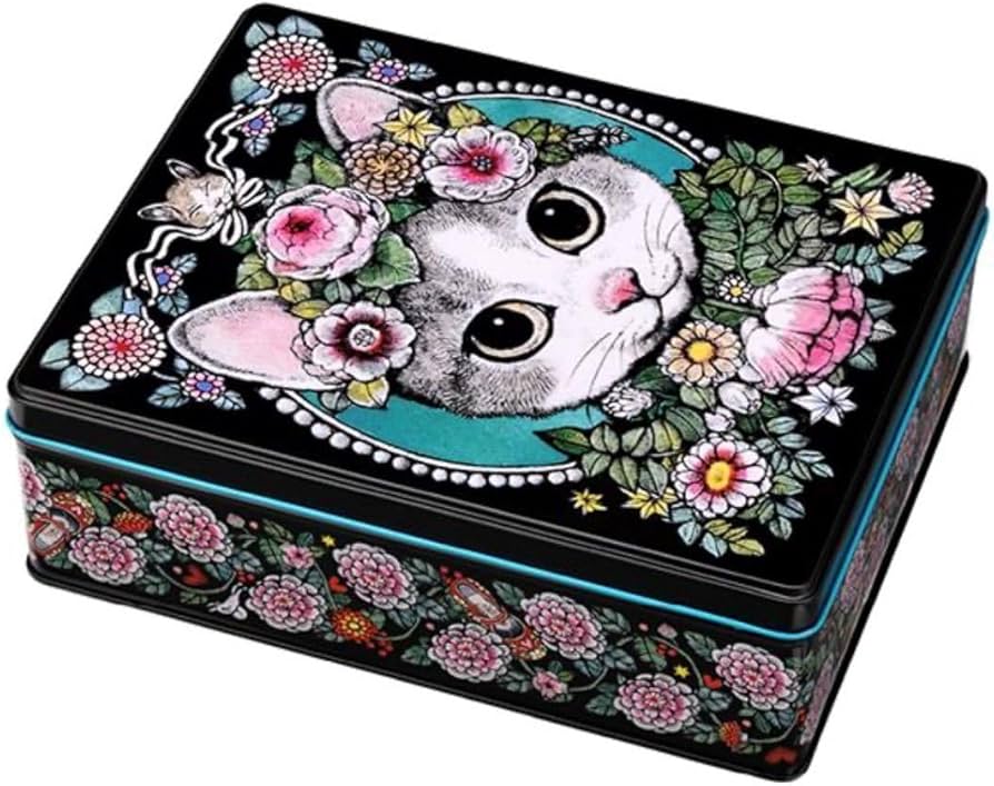 Amazon.co.jp: ヒグチユウコ ホルベイン 缶 ブリキ缶 小物入れ お道具