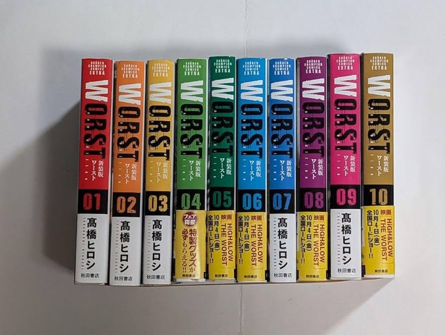 Amazon.co.jp: 高橋ヒロシ ワースト 新装版 全巻セット クローズ