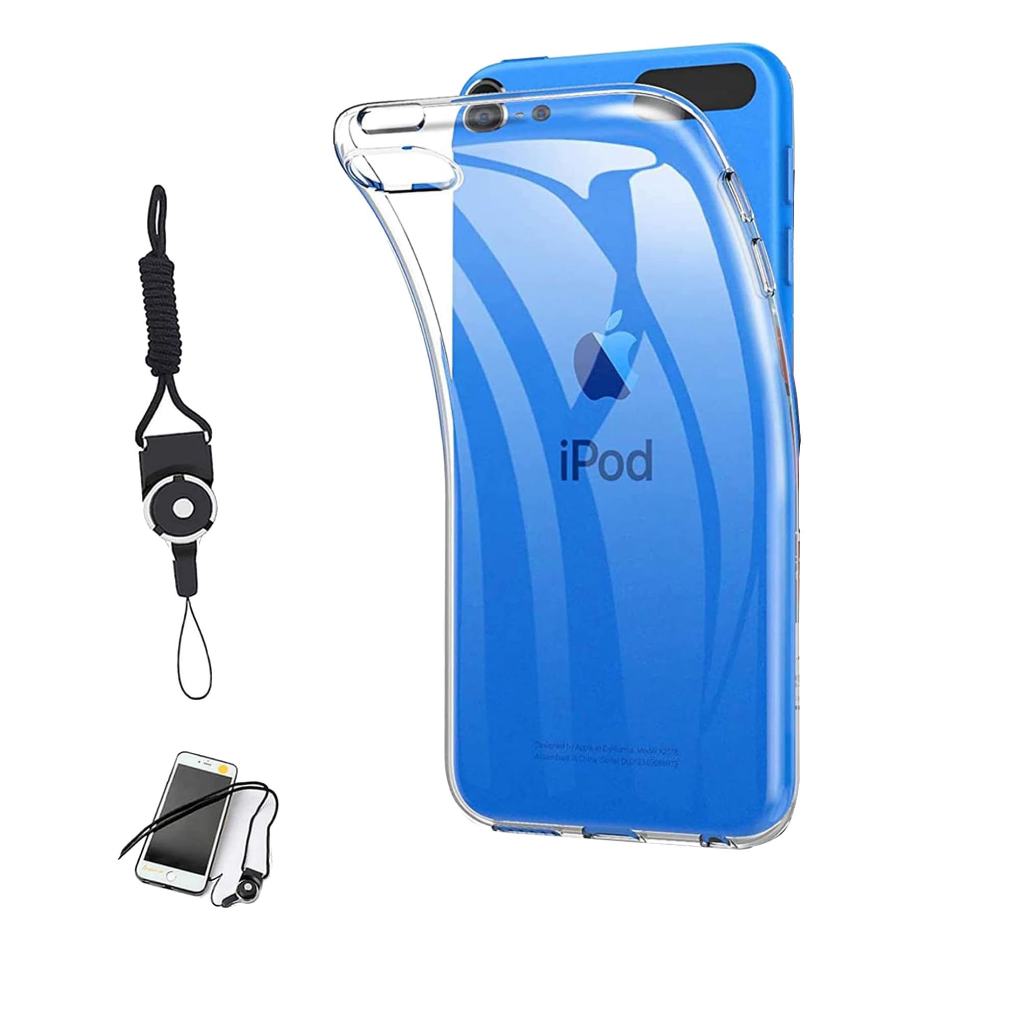 Amazon.co.jp: iPod touch5/6/7 ケース カバー TPU ストラップホール