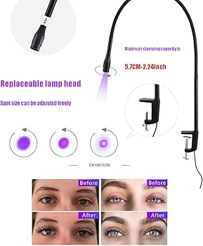 Amazon | LEDライト マツエク専用 フットスイッチ付き アレルギー軽減