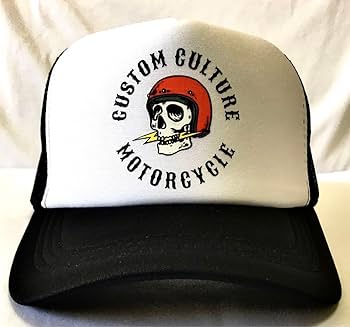 Amazon.co.jp: Custom skull トラッカーキャップ アメカジ メッシュ