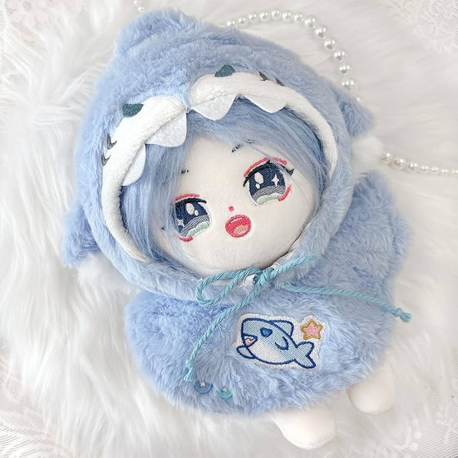 Amazon.co.jp: ぬいぐるみ用ポンチョ(20cm用)【サメ】 ぬいぐるみ