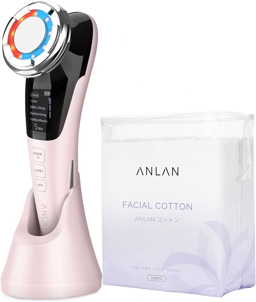 Amazon.co.jp: 【美人百花掲載 】ANLAN 温冷美顔器 ems リフト 温冷