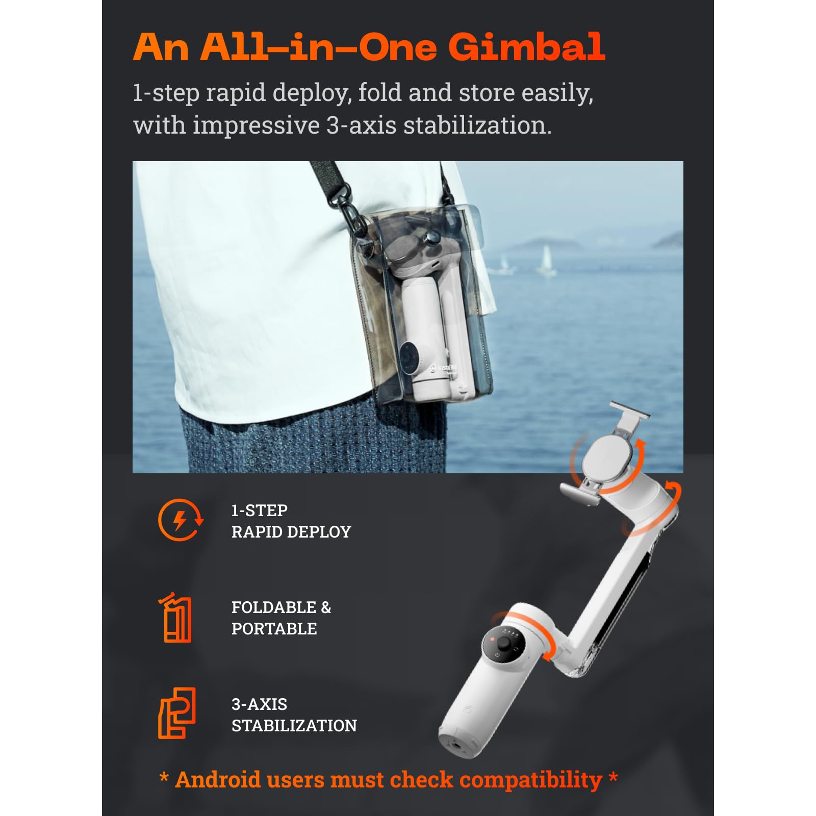 Amazon.com: Insta360 Flow Creator Kit - Smartphone Gimbal with AI