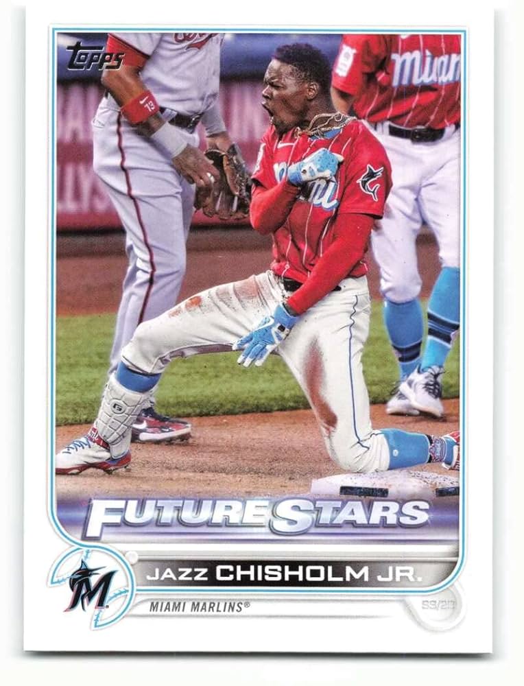 Amazon.com: 2022 Topps #6 Jazz Chisholm Jr. NM-MT Marlins