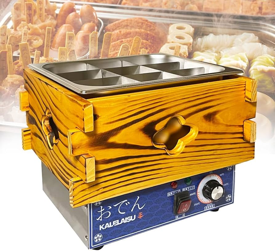 Amazon | 電気おでん鍋 業務用6L おでん鍋 仕切り付 おでん ステンレス