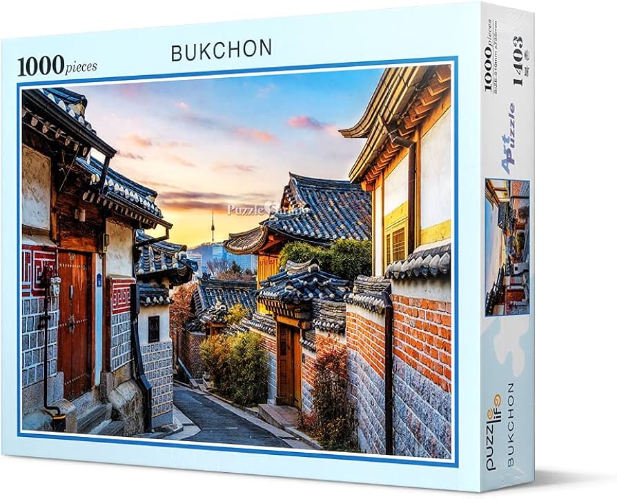 Amazon | 北村韓屋村 ソウル 韓国 1000ピース ジグソーパズル