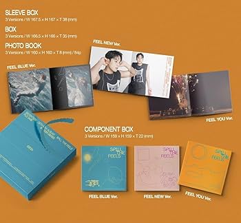 Amazon.com: SEVENTEEN Spill The Feels 12th Mini Album (3 ver. SET