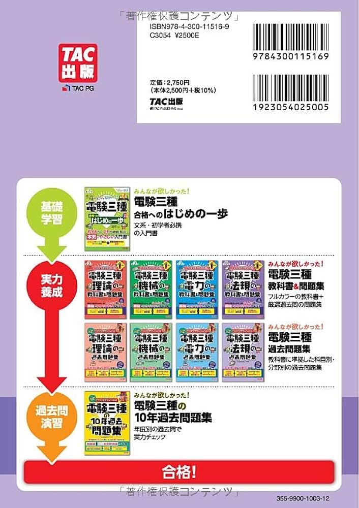 みんなが欲しかった! 電験三種 法規の過去問題集 2025年度版[テキスト