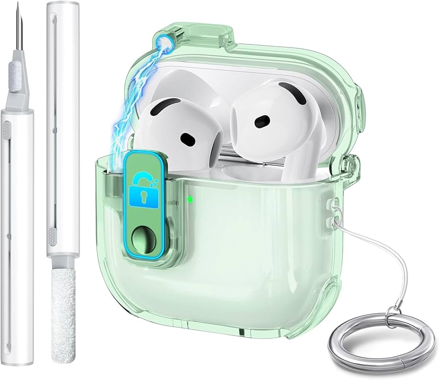 Amazon | HEIGKOIK AirPods 第4世代 ケース ロック付き マグネット式