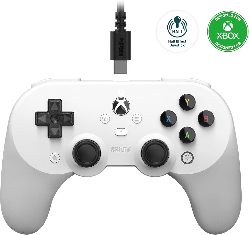 Amazon.co.jp: 8bitDo Pro 2 Xboxの有線コントローラー、ホール
