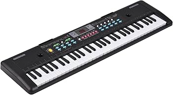 Amazon | 61 キー USB 電子ピアノマイク付きデジタル LED ディスプレイ