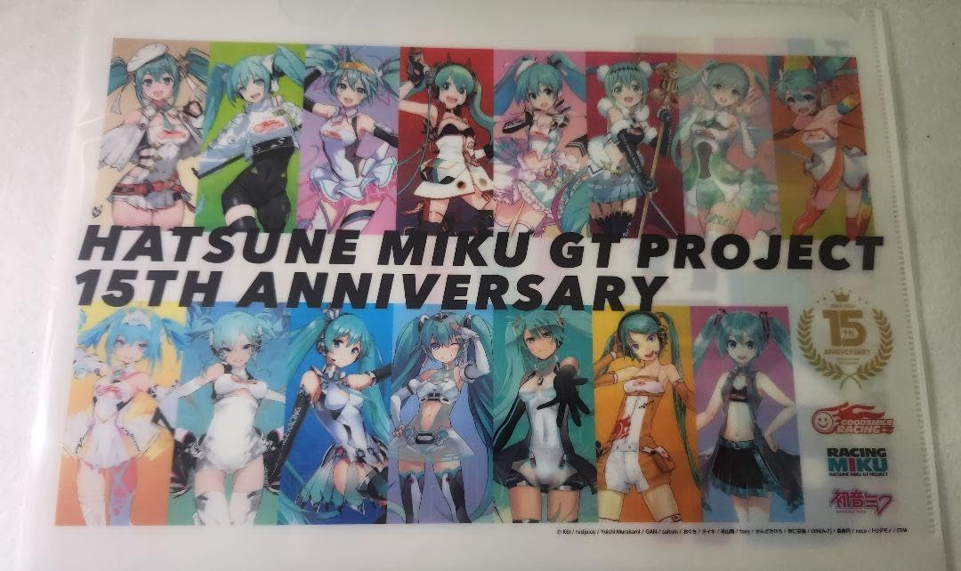 Amazon.co.jp: レーシングミク15周年記念 歴代集合ビジュアルクリア