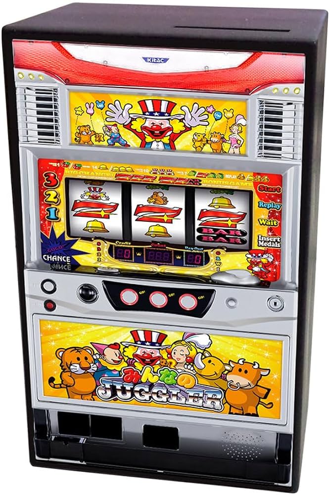 Amazon.co.jp: 光って音が鳴る ジャグラー コインバンク 貯金箱