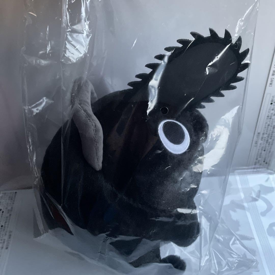 Amazon.co.jp: チェンソーマン PLAZA ブラックポチタぬいぐるみ : おもちゃ