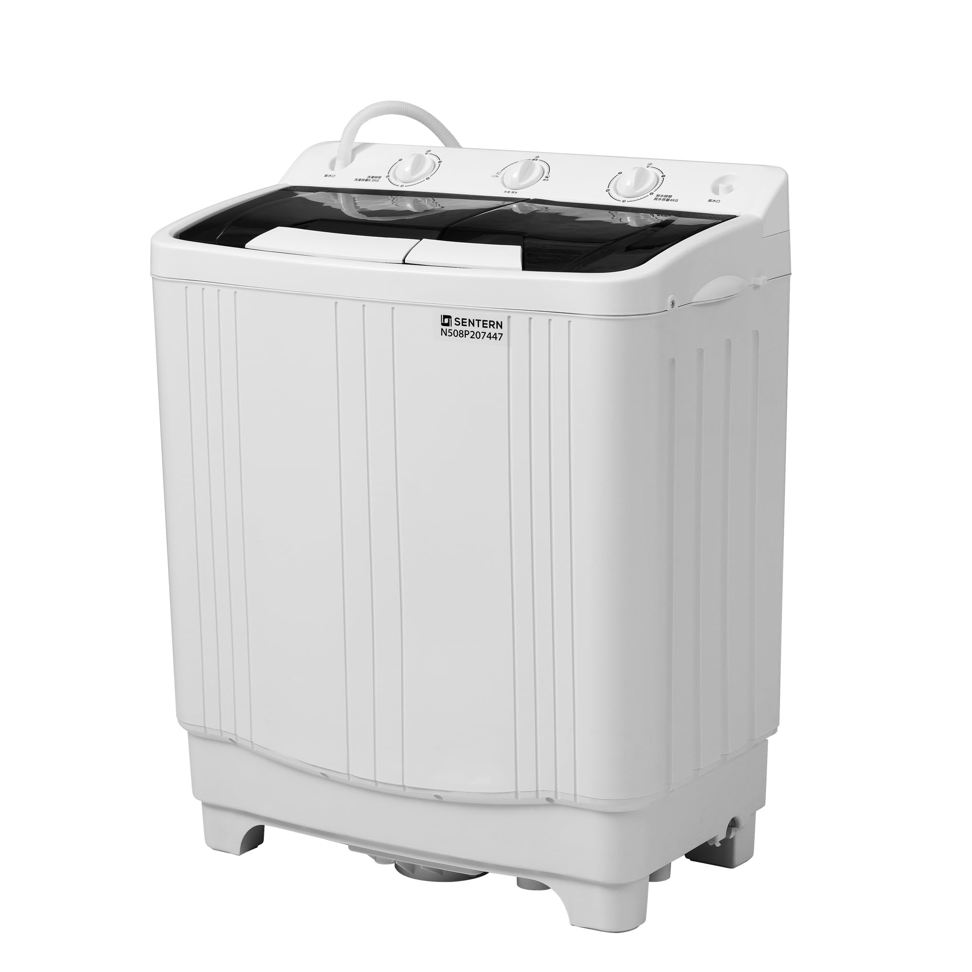 Amazon | 二槽式洗濯機 洗濯槽6.5kg/脱水槽4kg 大容量 タイマー機能 縦