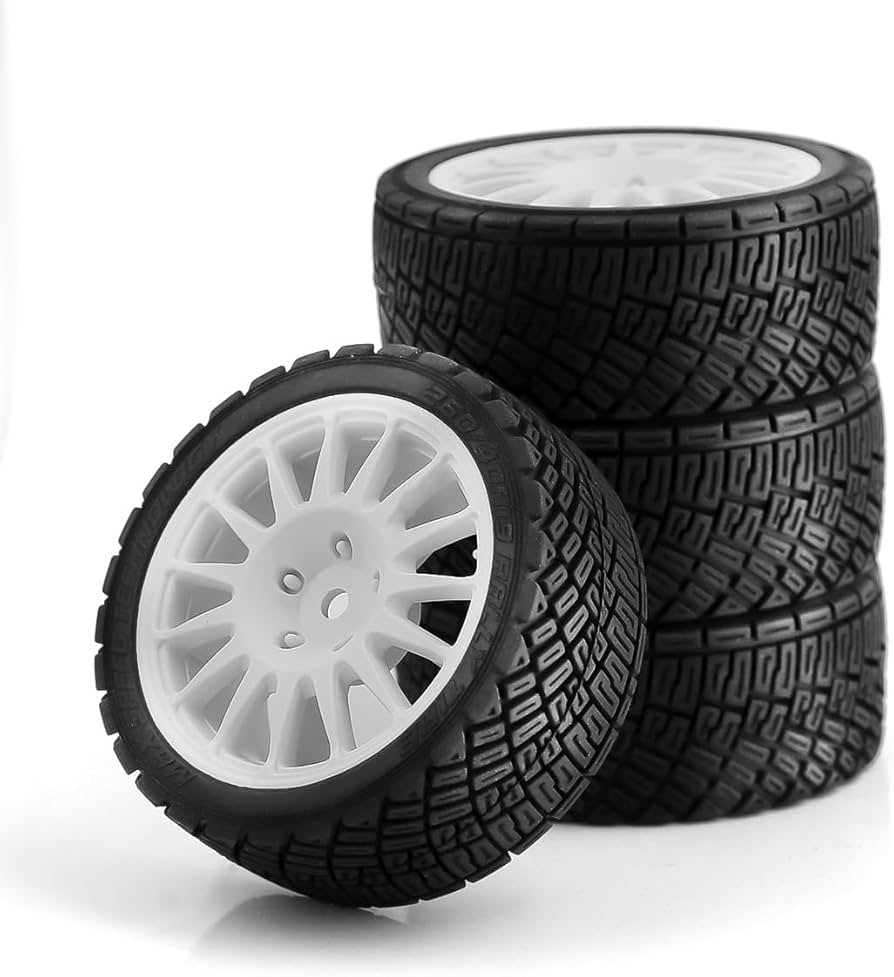 Amazon | Chanmoo 1/10 RCラリーカータイヤ 12mm 六角プラスチック