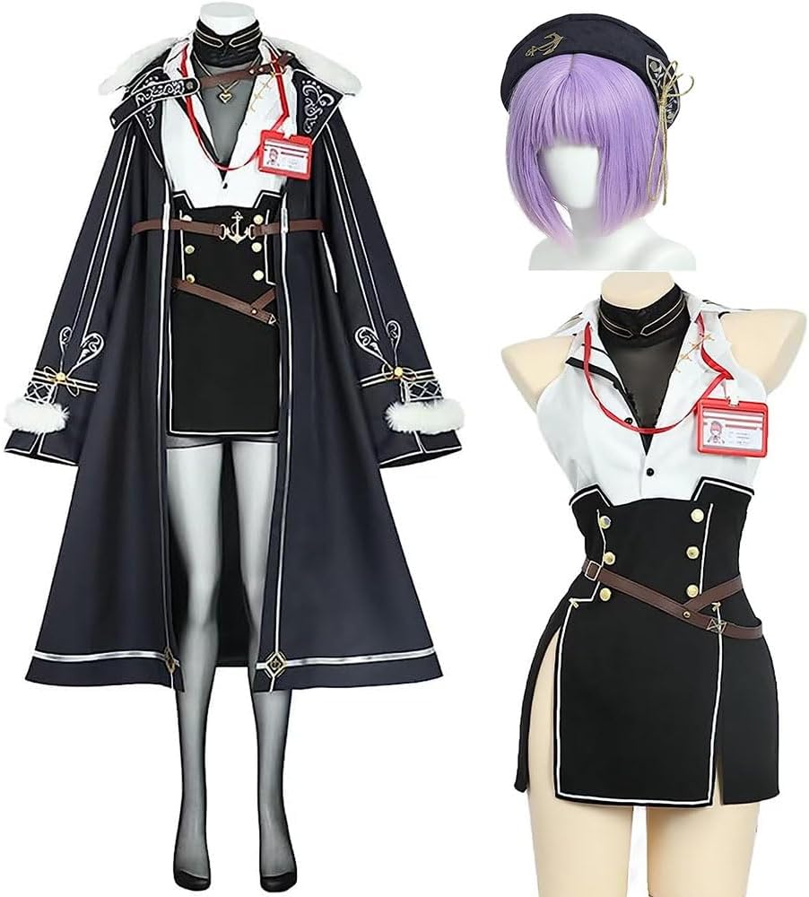 Amazon.co.jp: [CSPY]コスプレ衣装バーチャル 宝鐘マリン 社長服 衣装